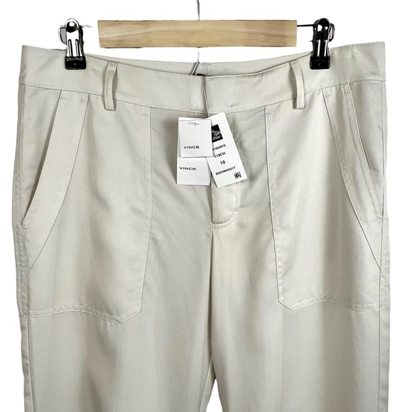 VINCE Tailored High Rise Slim Straight Trousers - Picture 4 of 8